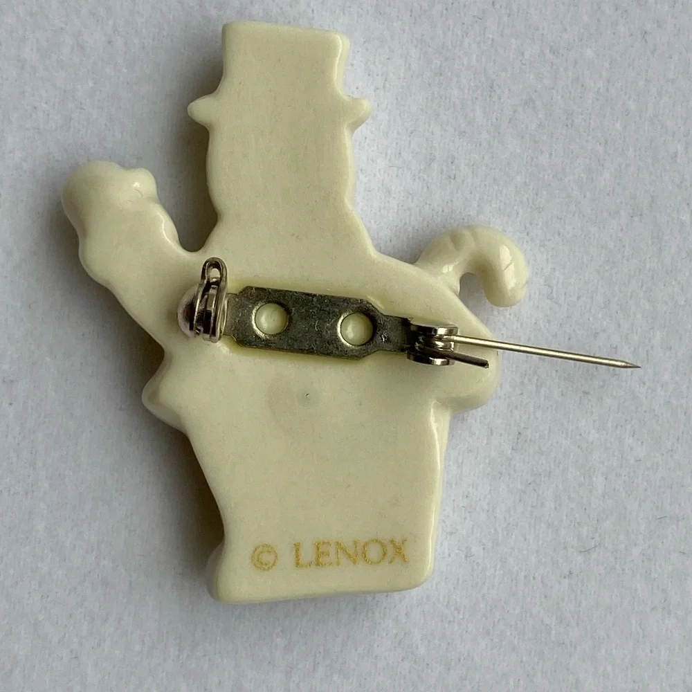 Lenox Snowman Pin Brooch